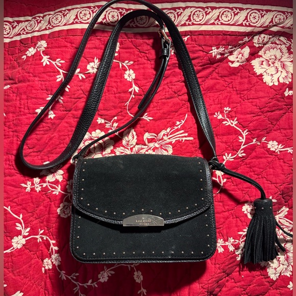 kate spade Handbags - Kate Spade Black Studded Crossbody Bag